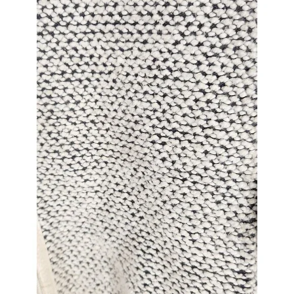 Weird Fish Womens Jacket Macaroni Knit Cream/Gray Athletic Old Money Preppy S - Picture 3 of 8